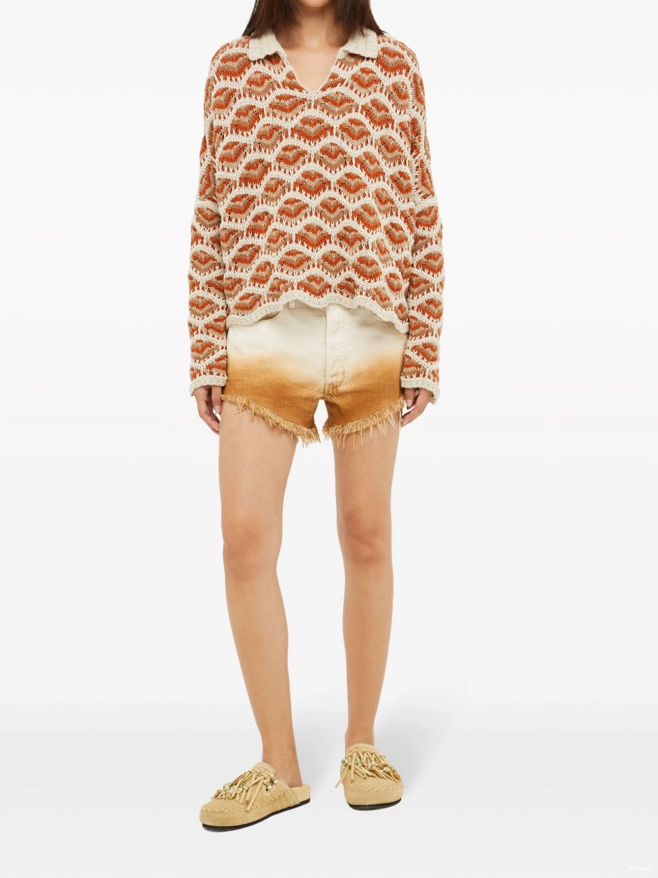 Affordable polo Alanui Mahal Hawa crochet-knit jumper Women 0710